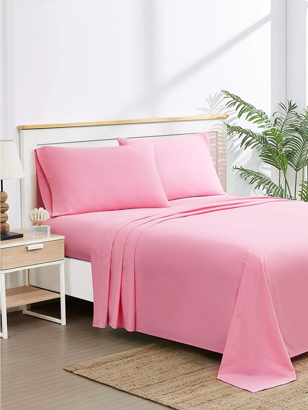 Scout 4pc Sheet Set Pink Lemonade King 200 tc cotton R$180 NIP